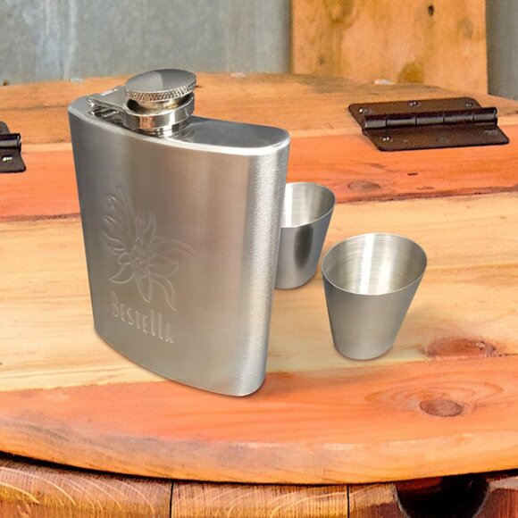 Hip Flask For Liquor or Whiskey With Shot Glasses and Funnel gift Set - Picture 5 of 6
